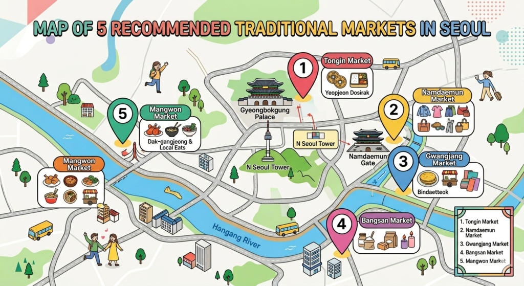 Top 5 Must-Visit Traditional Markets in Seoul: A Blend of History and Hip Trends gemini generated image hrmjmhrmjmhrmjmh